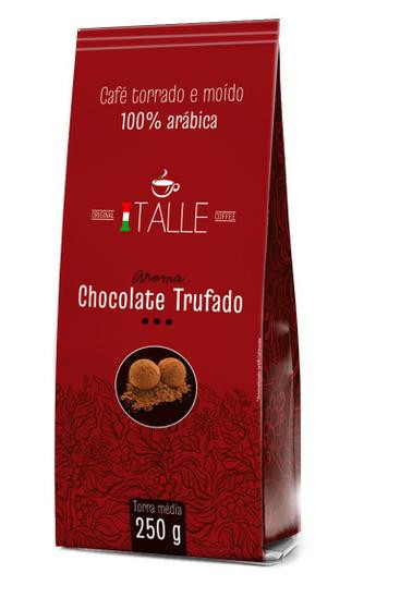Café Aromatizado Cafe Torrado e Moido Café Italle Sabores Aroma 250g -