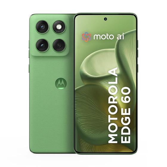 Smartphone Motorola Edge 60 5G 512GB, 12GB RAM, 12GB Ram Boost, Tela QuadCurve, moto AI, 50MP Sony Camera ultrarresistencia militar, IP68, IP69