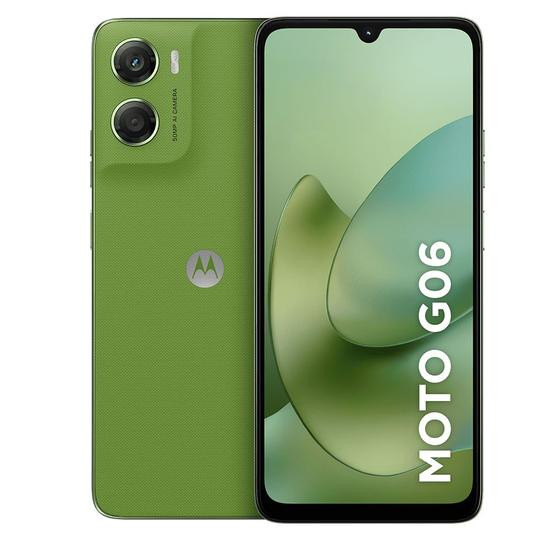 Smartphone Motorola Moto g06, 128GB, 4GB RAM e 8GB Ram Boost, Camera 50MP com AI, Bateria de 5200 mAh, Tela 6.9