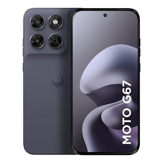 Smartphone Motorola Moto G67 5G, 128GB, 12GB, 4GB RAM 8GB RAM Boost camera 50MP Sony Lytia 600, tela 1.5K extreme Amoled 120hz, ultrarresistente