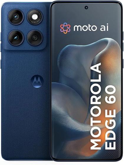 Motorola Edge 60 5g 512gb 24gb 12gb Ram12gb Ram Boost Tela Quadcurve Moto Ai 50mp Sony Camera Ultrarresistencia Militar Ip68 Ip69 Azul Marinho