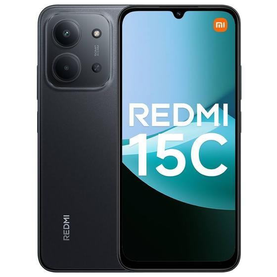 Smartphone Xiaomi Redmi 15c Dual Sim 256 Gb 8 Gb Ram Preto - Xiaomi