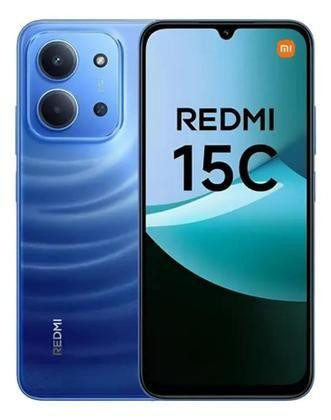 Smartphone Xiaomi Redmi 15C 128GB 4GB RAM Dual SIM Tela 6.9 Azul