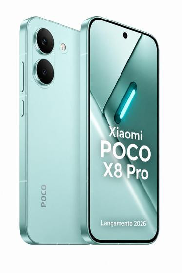 Celular Xiaomi Poco X8 Pro 512GB 12GB RAM 5G Versão Global Original Lançamento Câmera Incrível Com NFC Amoled Smartphone Premium