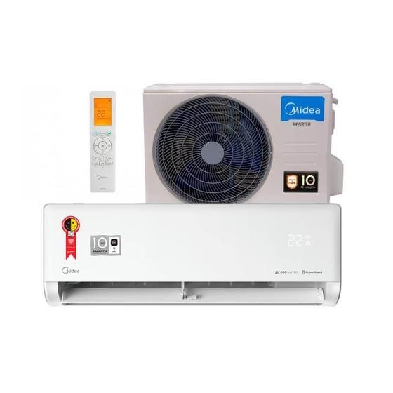 Ar Condicionado Split Inverter Hi Wall Midea IA Ecomaster 9000 BTUs Frio 42EZVCA09M5 - 220V - Springer Midea