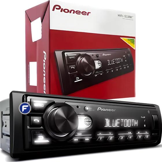 Som Automotivo Radio Pioneer Bluetooth Usb Lançamento Mp3 Player Sem Toca Cd