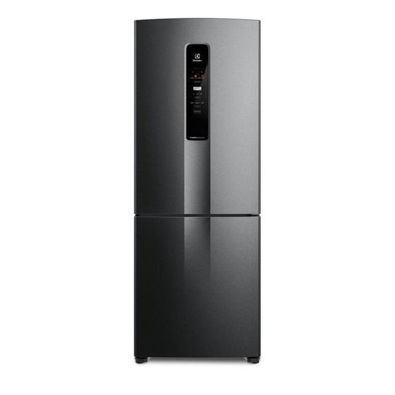 Geladeira/Refrigerador Electrolux Frost Free - Inverse Black Inox Look 490L IB7B