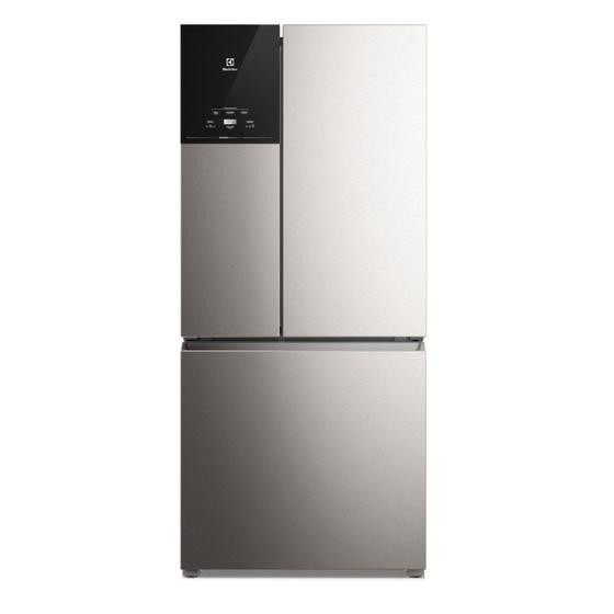 Geladeira Electrolux Frost Free Inverter 590L AutoSense 3 Portas Cor Inox Look IM8S