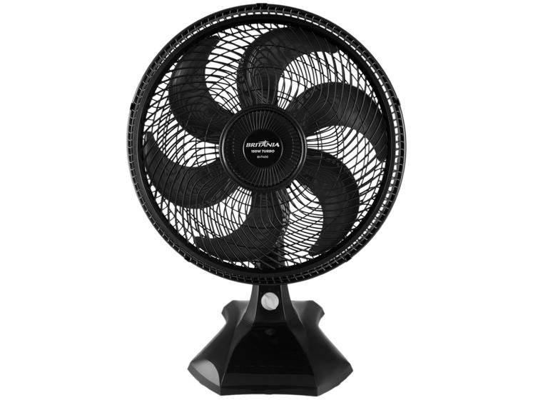 Ventilador de Mesa Britânia BVT400 40cm - 6 Pás 3 Velocidades Preto