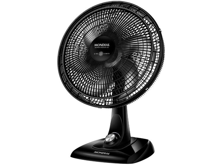 Ventilador de Mesa Mondial 6 Pás Super Power VSP-40-B - 40cm 127V