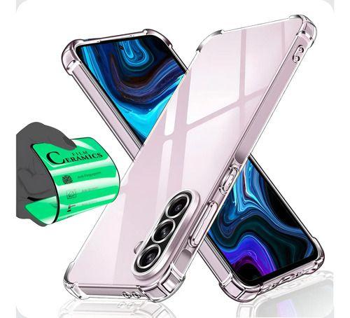 Capa Capinha Anti Shock + Película Cerâmica Para Samsung Galaxy A17 - NoBrand