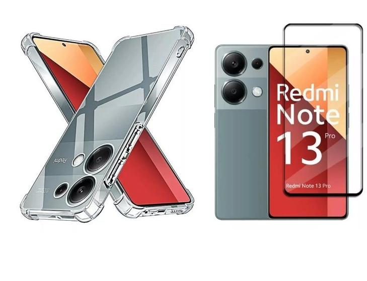 Capa Capinha + Pelicula 3d Para Xiaomi Redmi Note 13 Pro 5g - RAFINHA