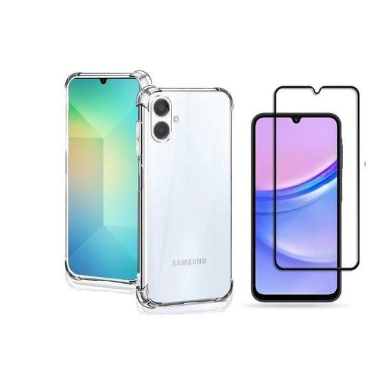 Capa Capinha Case Proteção Anti Impacto Pelicula vidro 3d Premium Samsung Galaxy A07 - Rafinha