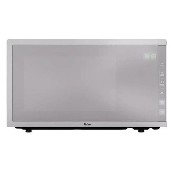 Microondas Philco 33L, 1400W, Inox, 127V, Preto Espelhado- PMO38T