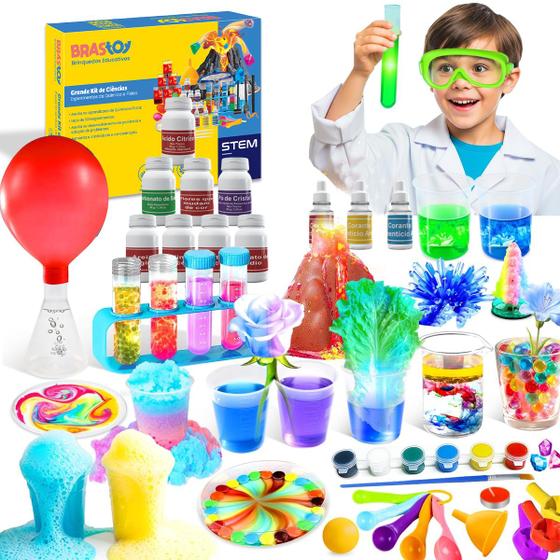 Laboratório Infantil Brinquedo Científico Educativo Infantil Brastoy