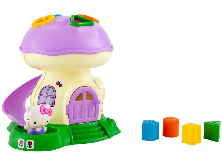 Brinquedo Educativo Hello Kitty Cogumelo - Samba Toys 6 Peças