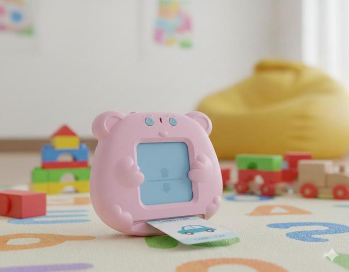 Brinquedo Interativo Educartões Aprenda Inglês Brincando COR PREDOMINANTE:ROSA - BEE TOYS