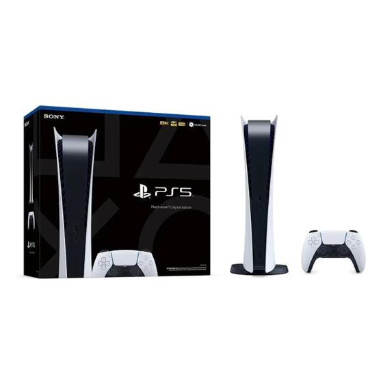 Console PlayStation 5 Edicao Digital 825GB 1 Controle Branco
