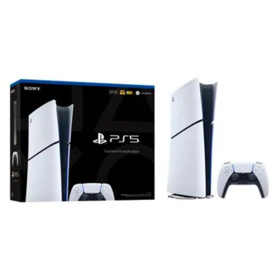 Console PlayStation 5 Slim Digital 825GB SSD 1 Controle DualSense - Sony Informática
