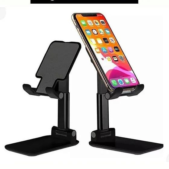Suporte de Mesa para Celular Ajustável Articulado Tablet Smartphone - lehmox