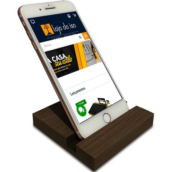 Porta Celular Suporte De Mesa Para Celular Smartphone - Genus Móveis