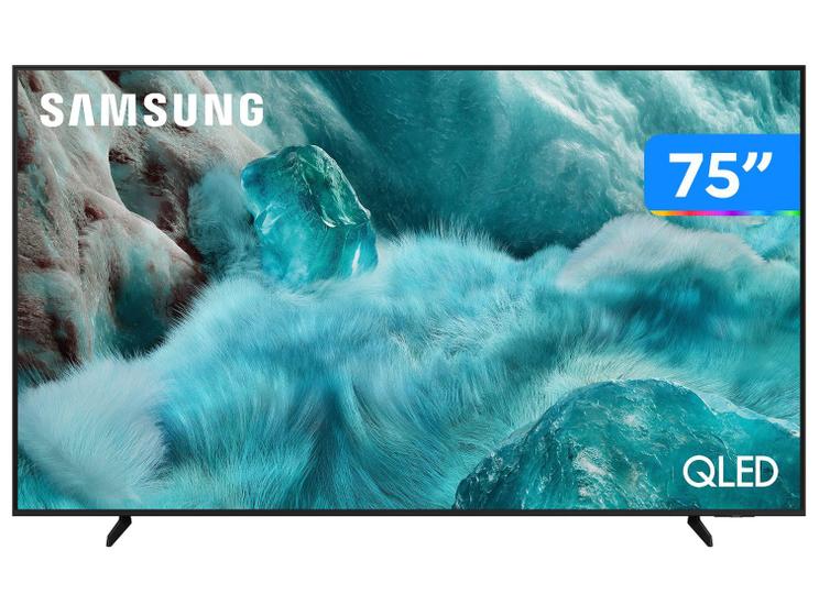 Smart TV 75" Samsung Ultra 4K QLED QN75Q7FAAGXZD Tizen Q4 AI 3 HDMI