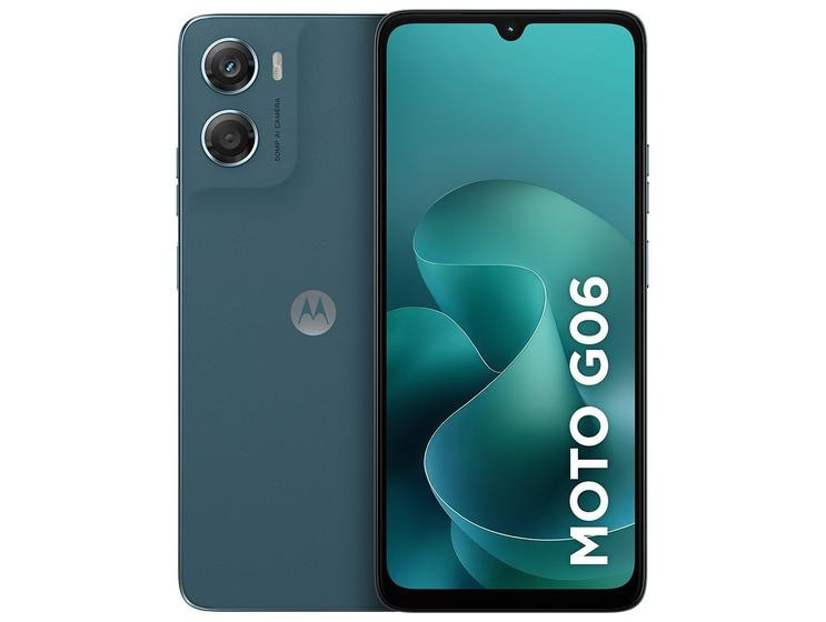 Smartphone Motorola Moto G06 4G 6.9Pol 128GB 4GB Câmera 50MP