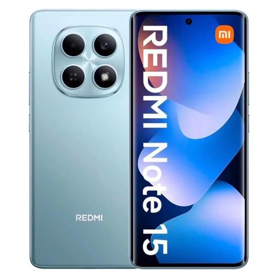 Celular Xiaomi Redmi Note 15 Lançamento 256GB 8GB Câmera 108MP 20MP Tela 6.77 AMOLED 120Hz Dual SIM Chip IP64 Dolby 6000mAh