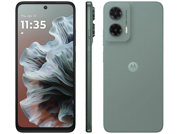 Smartphone Motorola Moto G35 256GB Cinza 5G 4GB RAM+8GB Ram Boost 5G 6,7" Câm. Dupla + Selfie 16MP