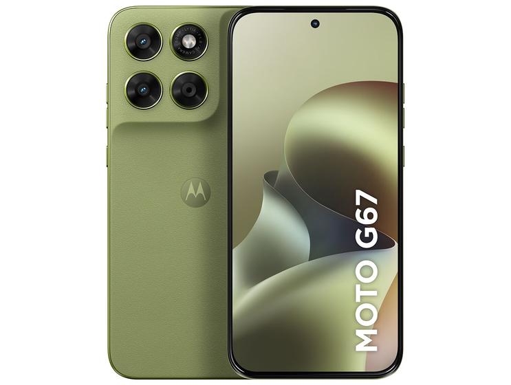 Smartphone Motorola Moto G67 5G 256GB 12GB (4GB RAM + 8GB RAM Boost) Câmera 50MP Sony Lytia 600 Tela 1.5K Extreme Amoled 120Hz Ultrarresistente
