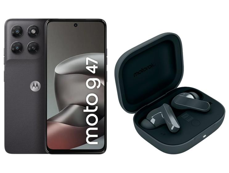 Smartphone Motorola Moto g47 128GB Grafite - 5G + Fone de Ouvido Bluetooth Motorola