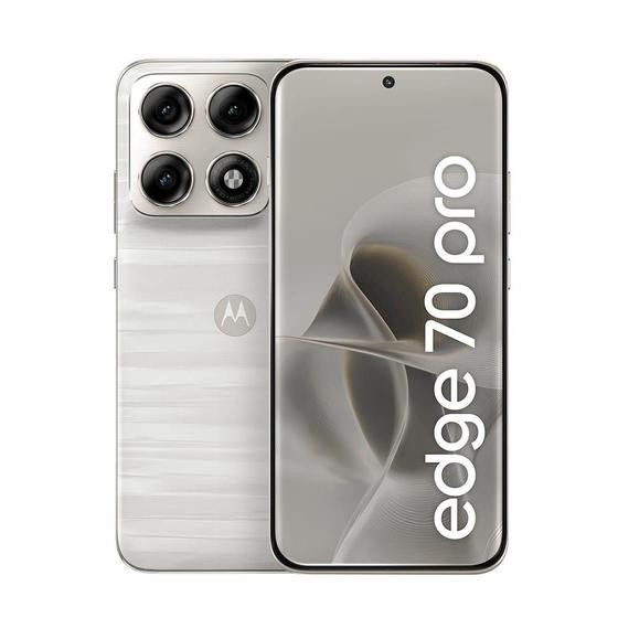 Smartphone Motorola Edge 70 PRO 5G 256GB 24GB, 12GB RAM, 12GB Ram Boost, 4 câmeras de 50MP, Tela 1.5K extreme AMOLED 144Hz,Bateria 6500 mAh, IP68/IP69