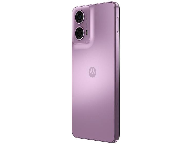 Smartphone Motorola Moto G24 128GB Rosa 4GB + 4GB RAM Boost 6,6" Câm. Dupla + Selfie 8MP Dual Chip