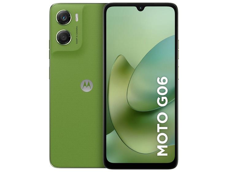Smartphone Motorola Moto G06, 256GB, 4GB RAM e 8GB Ram Boost, Camera 50MP com AI, Bateria de 5200 mAh e Tela 6.9