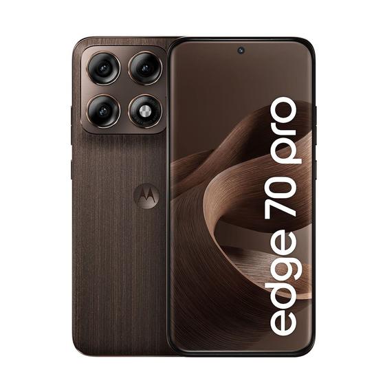 Smartphone Motorola Edge 70 PRO 5G 256GB 24GB, 12GB RAM, 12GB Ram Boost, 4 câmeras de 50MP, Tela 1.5K extreme AMOLED 144Hz,Bateria 6500 mAh, IP68/IP69