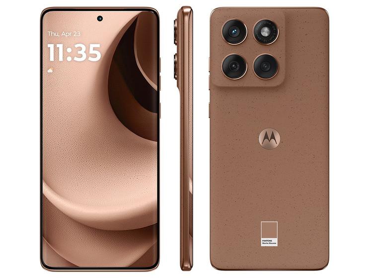 Smartphone Motorola Edge 60 Fusion 5G 256GB, 8GB RAM, 16GB Ram Boost, Tela QuadCurve, moto AI, 50MP Sony Camera ultrarresistencia militar IP68