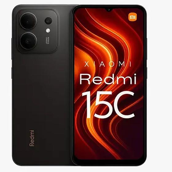 Smartphone Celular Xiaomi Redmi 15C 256GB 8GB RAMBOOST Lançamento 2025 Versão Global 50MP Câmera 120Hz Bateria de 6000mAh Dual SIM Chip