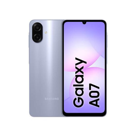 Smartphone Samsung Galaxy A07 256GB, 8GB, Câm. 50MP, Tela 6.7 Violeta
