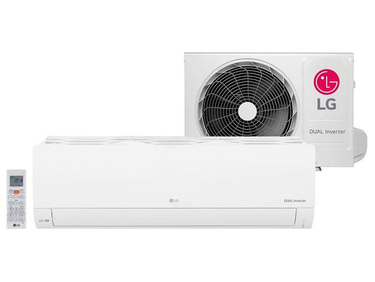 Ar Condicionado Split Inverter AI Dual Inverter Compact LG 9000 BTU/h Frio 220 Volts S3-Q09AAQAK
