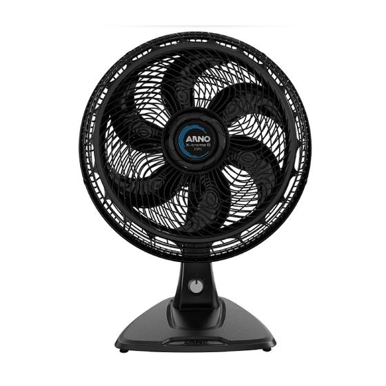 Ventilador 2 em 1 Arno X-Treme 6 VE60 40cm 6 Pás 3 Velocidades Preto 2720017912