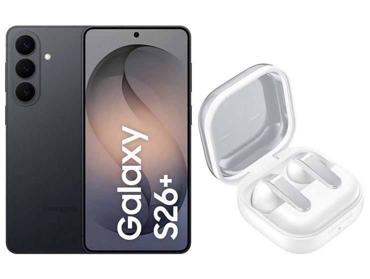 Samsung Galaxy S26+ Preto 5G 512GB Galaxy AI - 12GB RAM + Fone de Ouvido Bluetooth Galaxy Buds 4