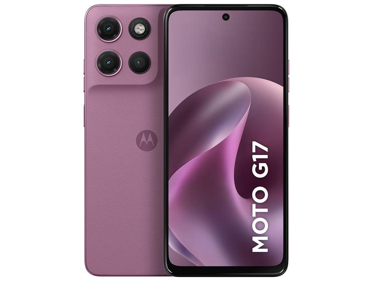 Smartphone Motorola Moto G17 4G 256GB 12GB (4GB RAM + 8GB RAM Boost) Câmera 50MP Sony Lytia 600 Tela FHD+ 60Hz Bateria 5200 mAh