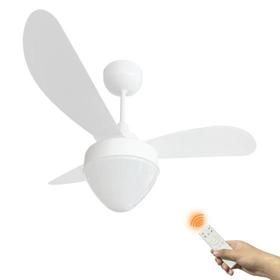 Imagem de Ventilador Teto Gale Inverter Bivolt Para 2 Lâmpadas + Controle