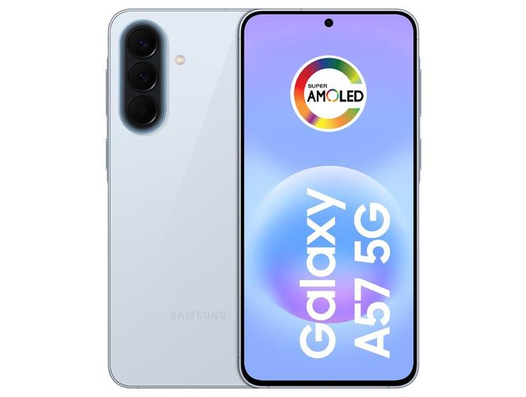 Celular Samsung Galaxy A57 5G 128GB, 8GB RAM, Câmera 50MP, IP68, Super AMOLED 6.7", Recursos AI