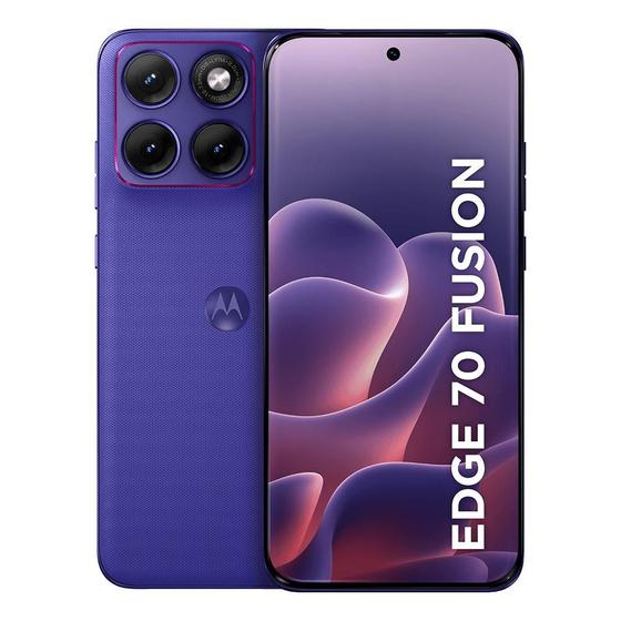 Smartphone Motorola Edge 70 Fusion 5G 256GB 24GB 12GB RAM + 12GB RAM Boost, camera 50MP Sony Lytia 710, Tela 1.5K extreme Amoled 144hz