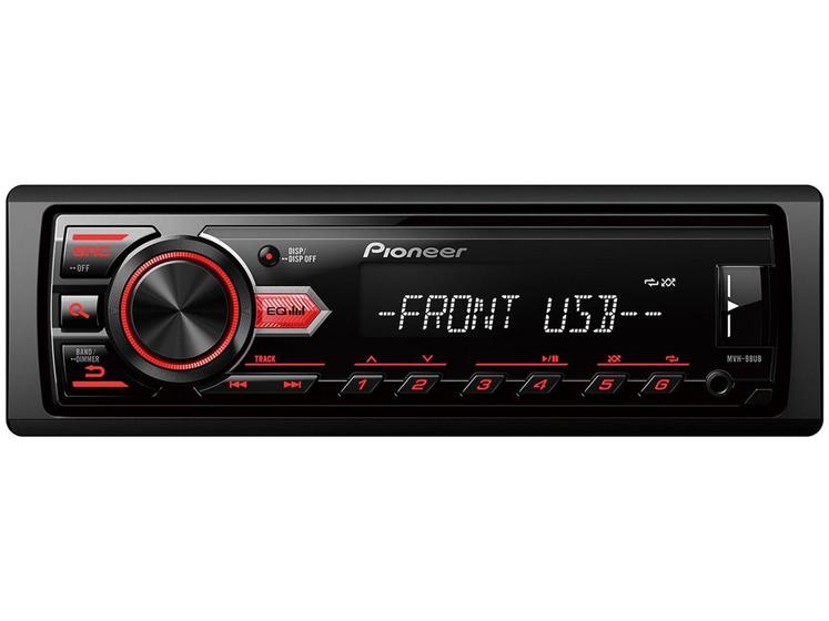 Imagem de Som Automotivo Pioneer MP3 Player AM/FM USB - Auxiliar MVH-98UB