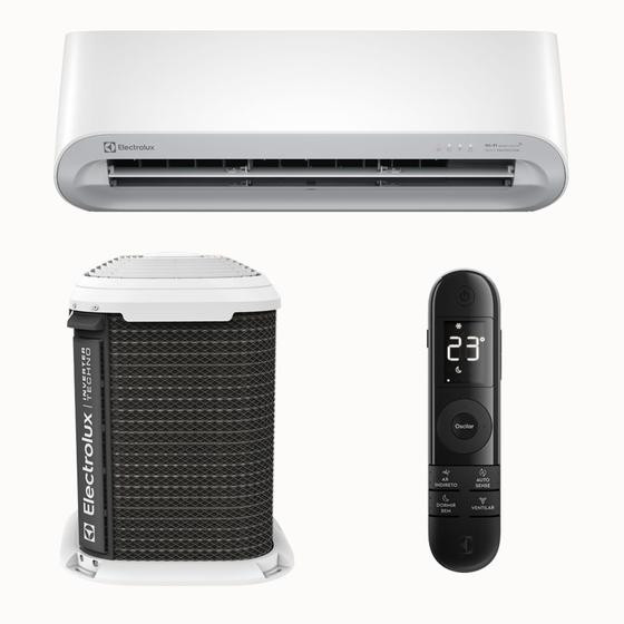 Imagem de Ar Condicionado Split Hi Wall Electrolux Color Wi-Fi Inverter 9.000 Btus Frio 220v R-32
