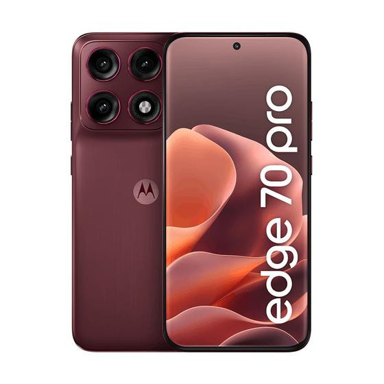 Smartphone Motorola Edge 70 PRO 5G 256GB 24GB, 12GB RAM, 12GB Ram Boost, 4 câmeras de 50MP, Tela 1.5K extreme AMOLED 144Hz,Bateria 6500 mAh, IP68/IP69