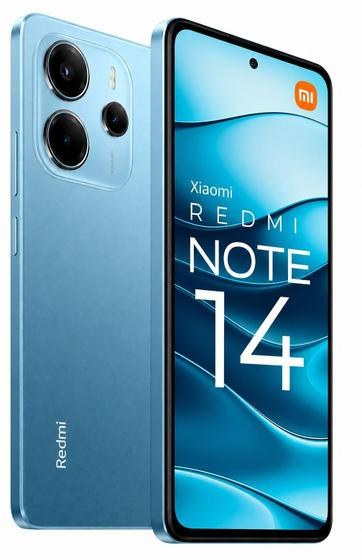 Xiaomi Redmi Note 14 256GB 8GB Câmera 108MP 20MP Tela 6.67 AMOLED 120Hz FHD plus Dual SIM Chip IP54