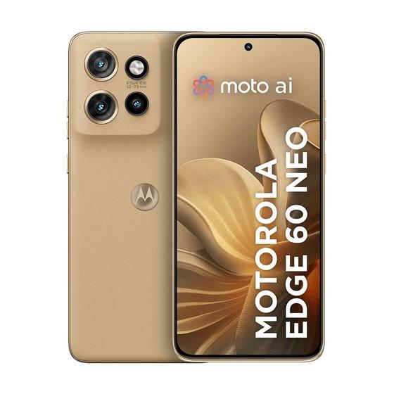 Smartphone Motorola Edge 60 Neo5g 512gb 12gb Ram 50mp Sony Camera Moto Ai E Tela 1.5k Super Hd Late